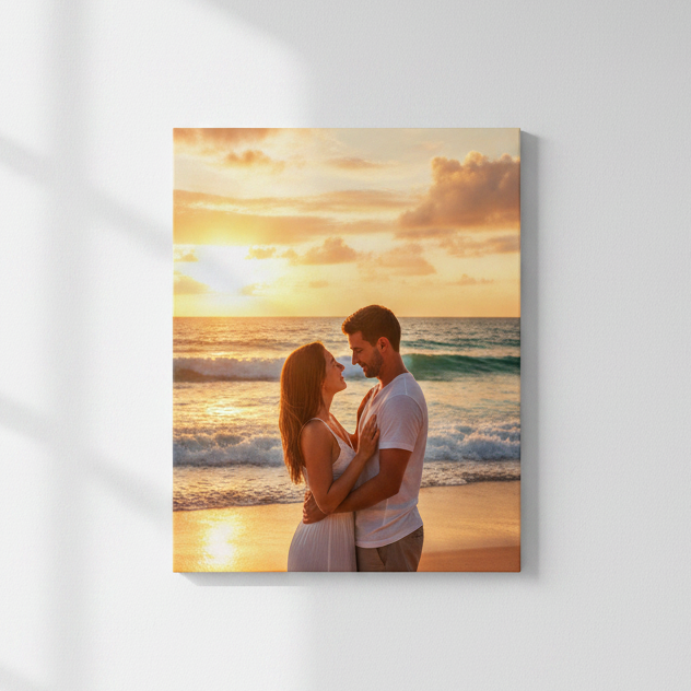 Customizable Flat Print on Stretched Canvas